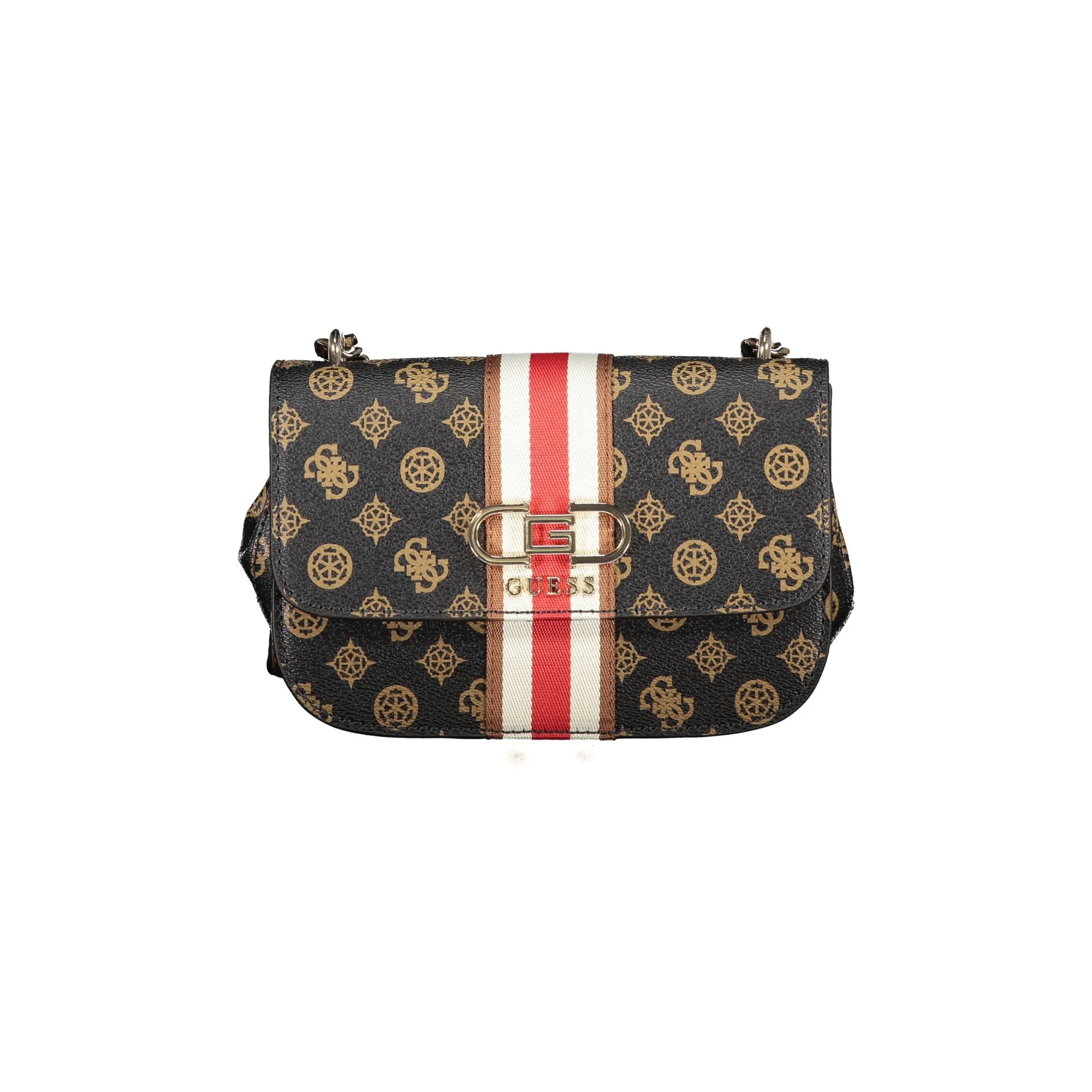 GUESS JEANS Borsa Donna a Tracolla Marrone Nelka con Catena Borse - foto prodotto